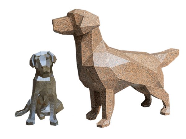 Granite dog render