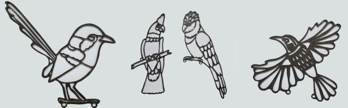 metal birds combined combined